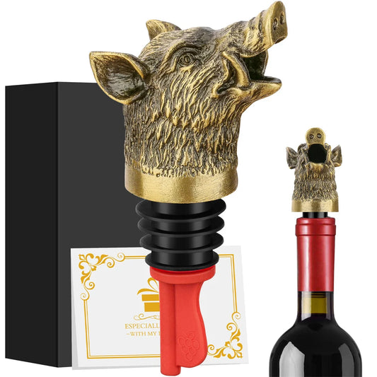 Boar Head Wine Pourer